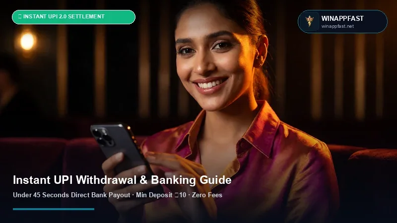 Winappfast Instant UPI Withdrawal & ₹10 INR Deposit Tutorial